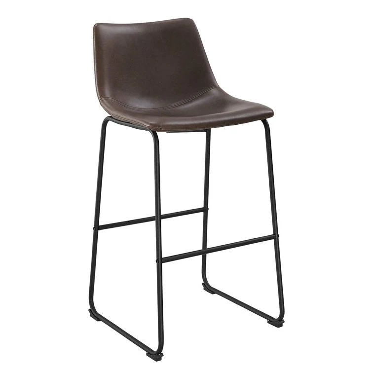 Hot Selling Modern Restaurant Cafe Dining Lounge Living Room Furniture Metal Bar Chair (ZG21-009)