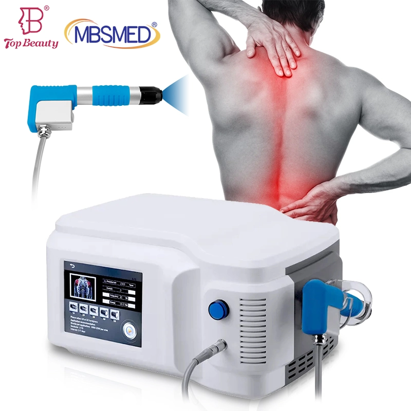 10bars Eswt Shockwave Therapy Air sous pression Ondas de Choque Focal Machine Physiothérapie