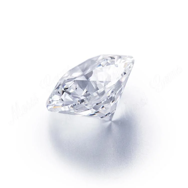 Ronda Diamante blanco diamante sintético Hpht Mayorista/Proveedor D en color VS 0.5-1.0CT