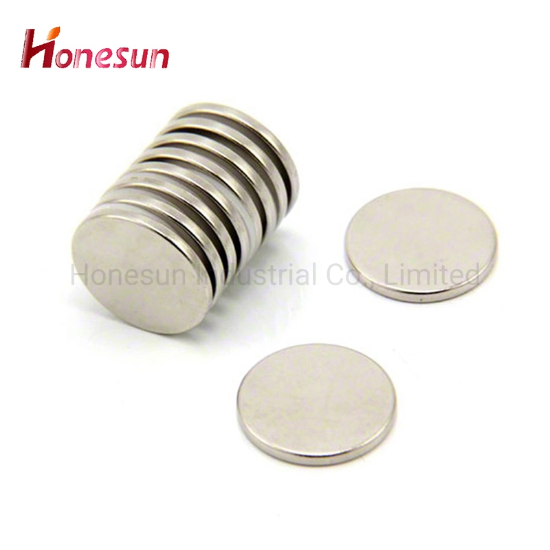 D8X2mm Disc Neodymium Magnet with Nickel Coating