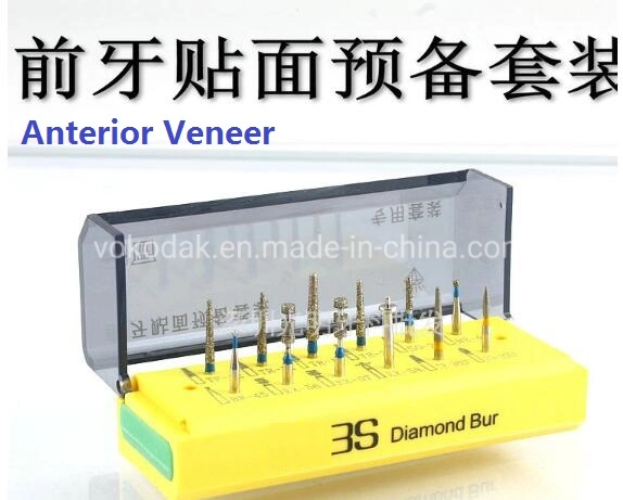 Dental Diamond Bur Combination Packages with Disinfection Box