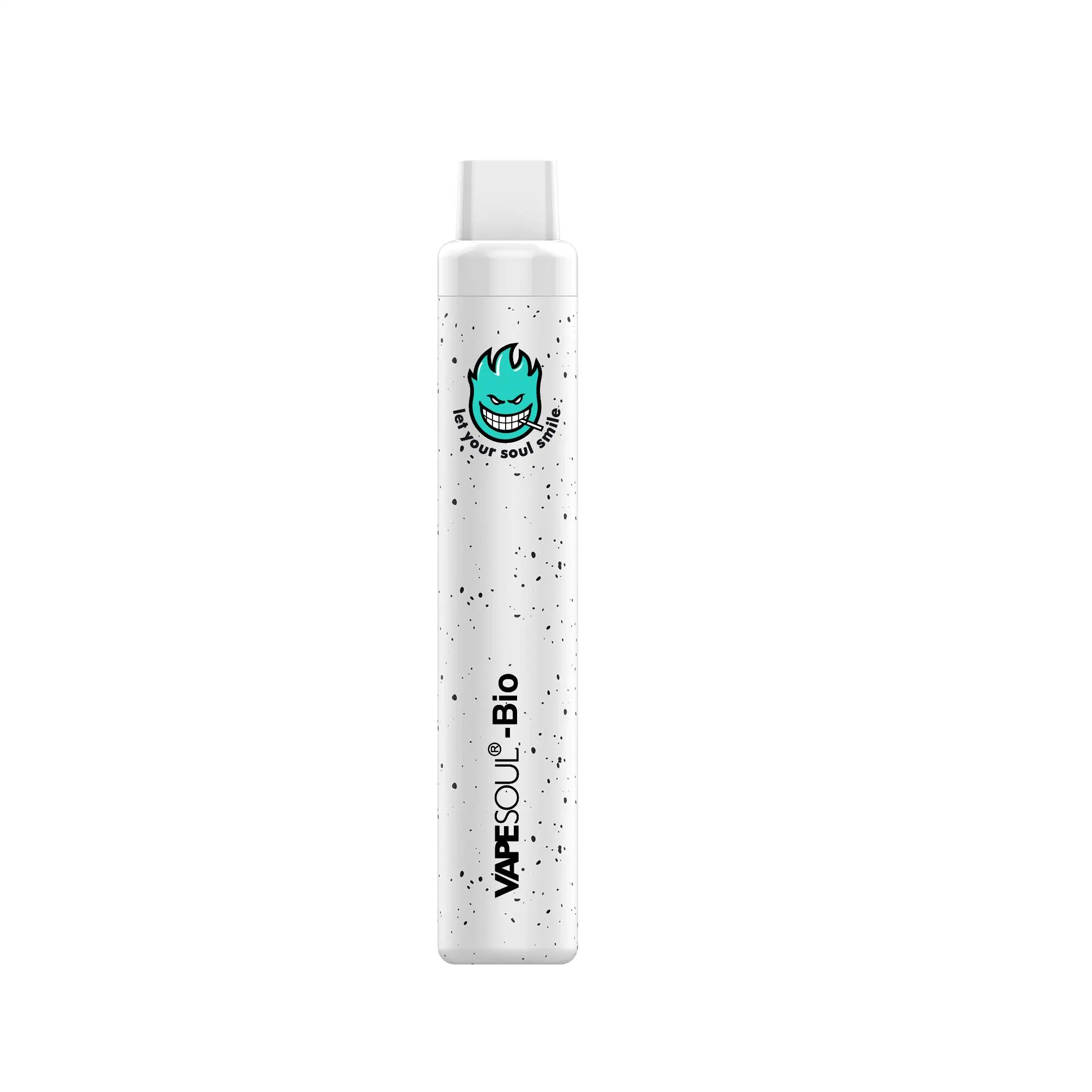 Vapesoul-Bio 600 Puffs malla bobina TPD Recircle recargable intercambiable Eco-friendly Batería PIN Puerto de carga Ambiental Mayorista electrónico de cigarrillos VAPE