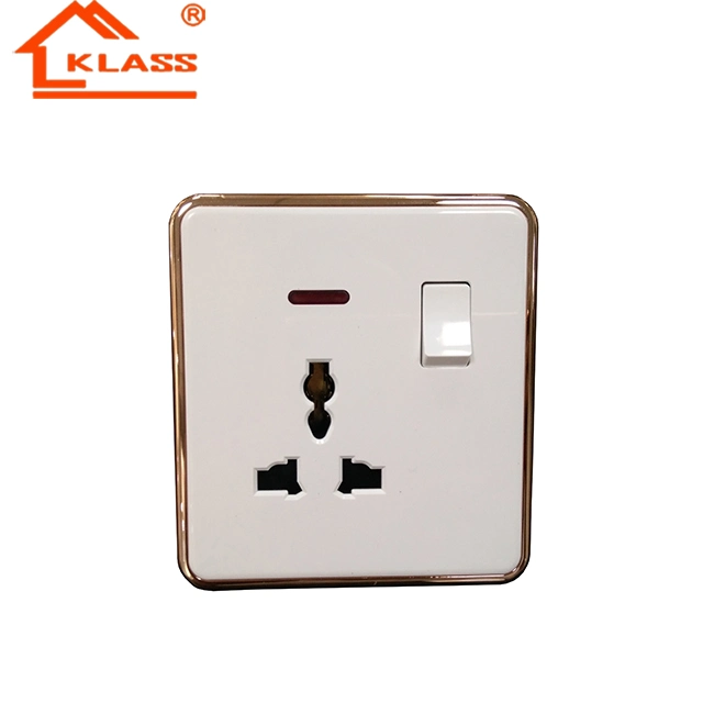 The Newest Universal Outlet 10A 2+3 Pin Wall Electric Socket with High quality/High cost performance  Socket