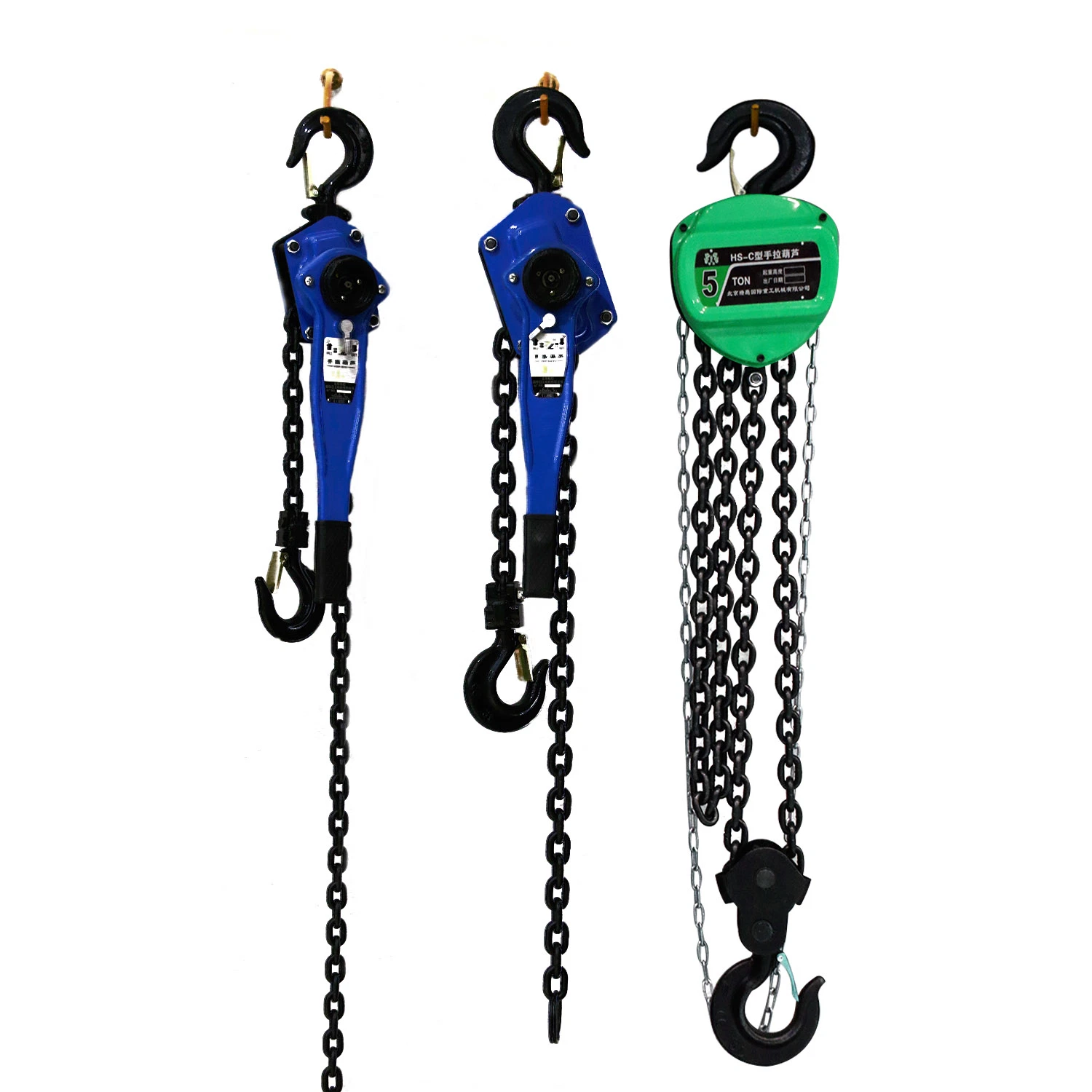 Hochwertiger manueller 1ton 3meters Hz Brand Kettenblock Hoist Mit Bering-Teil