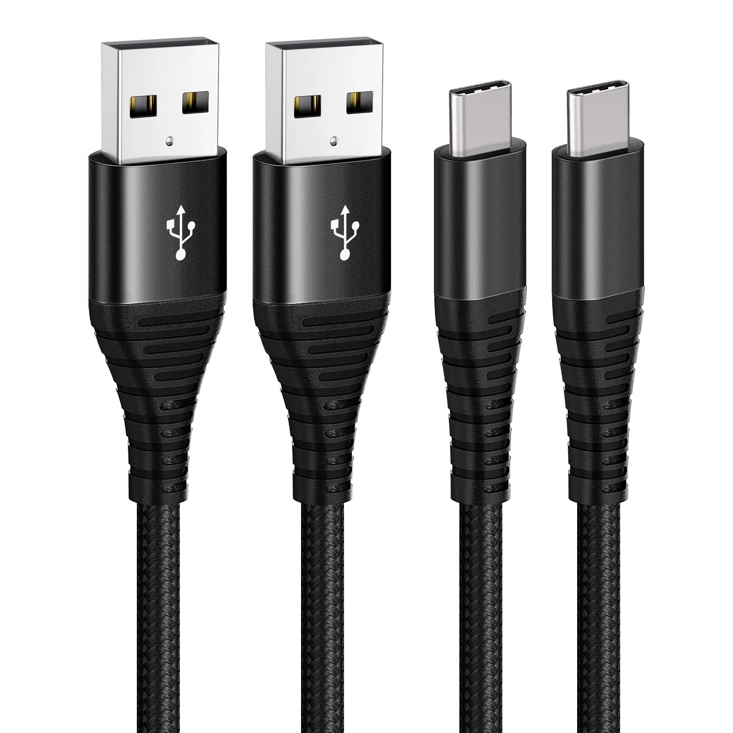 High quality/High cost performance  Nylon Braided Type-C USB Charging Mobile Cable for Samsung Android Fast Charger USB C Cable Mobile Phone USB Data Cable