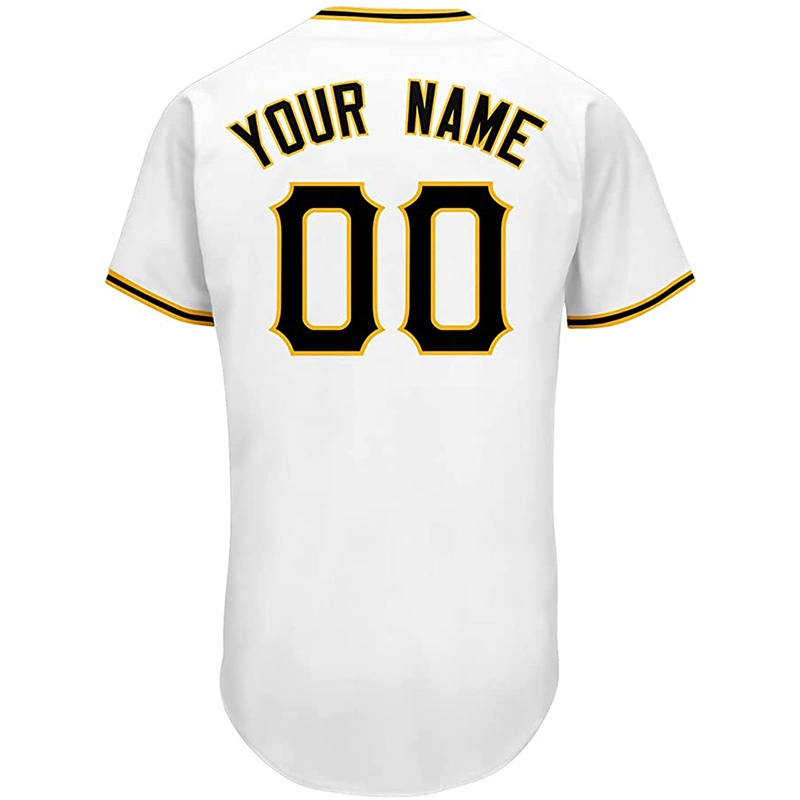 Customizable Baseball Jersey Button-Down Baseball Sleeve Shirt Youth Adult Kids Baseball Uniform