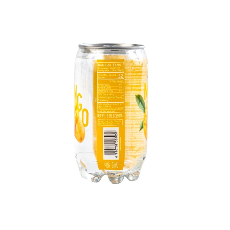 El mejor precio 350ml de agua burbujeante bebida sabor Mango Wholesale/Supplier