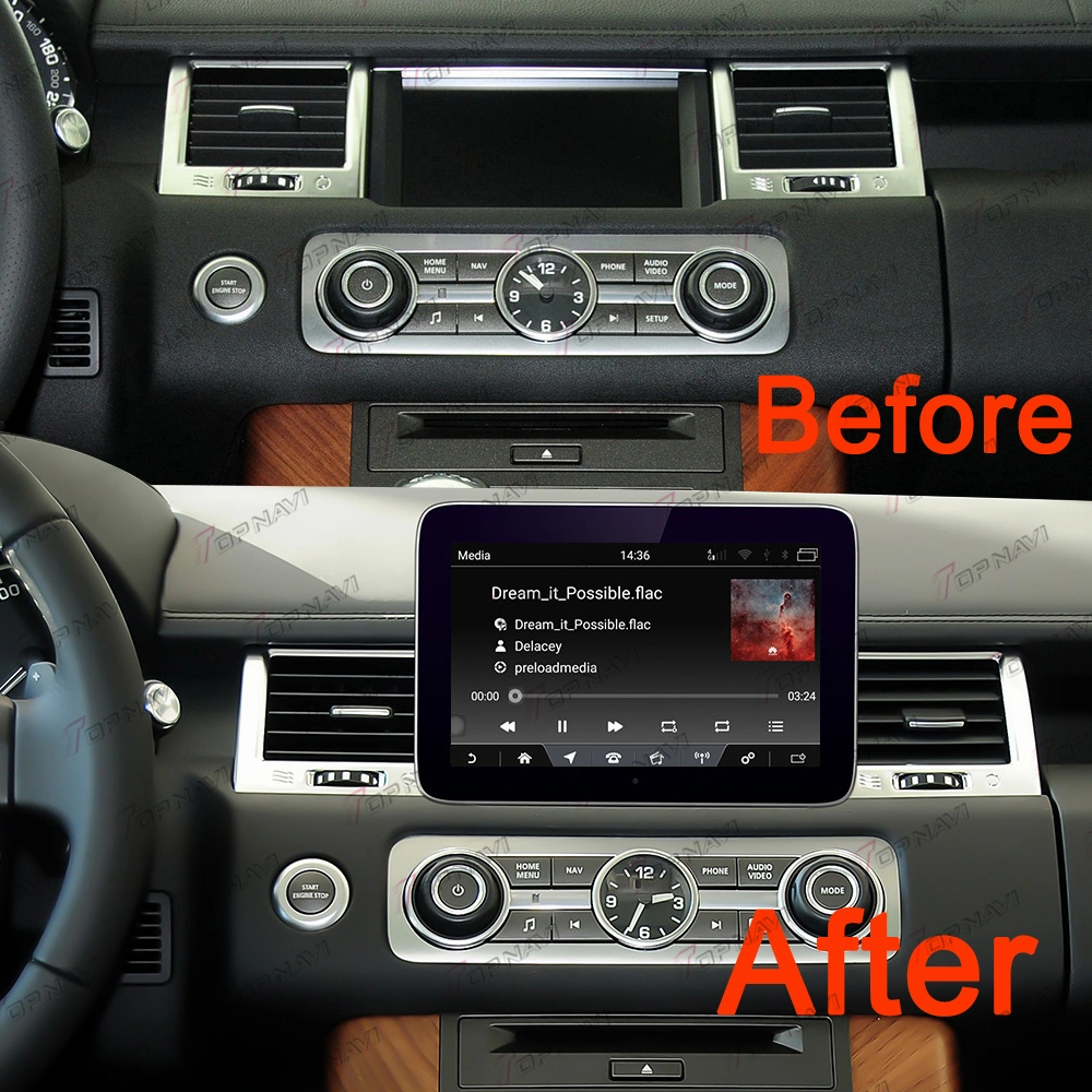 Leitor de vídeo para automóvel Android de 8.4 polegadas para a gama Land Rover Rover Sport 2005-2013