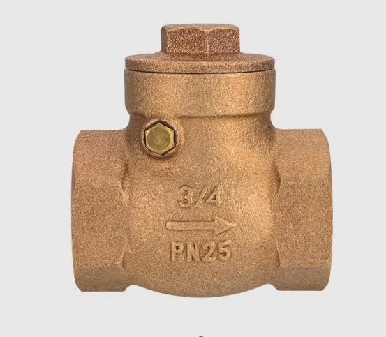 Factory Price Bronze Swing Check Valve with NPT Thread