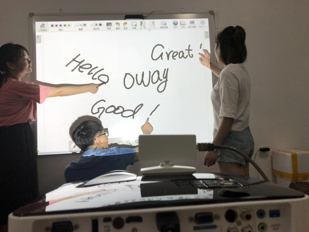 Dual Users Interactive Whiteboard, Class Writing Board Smart Board for Education