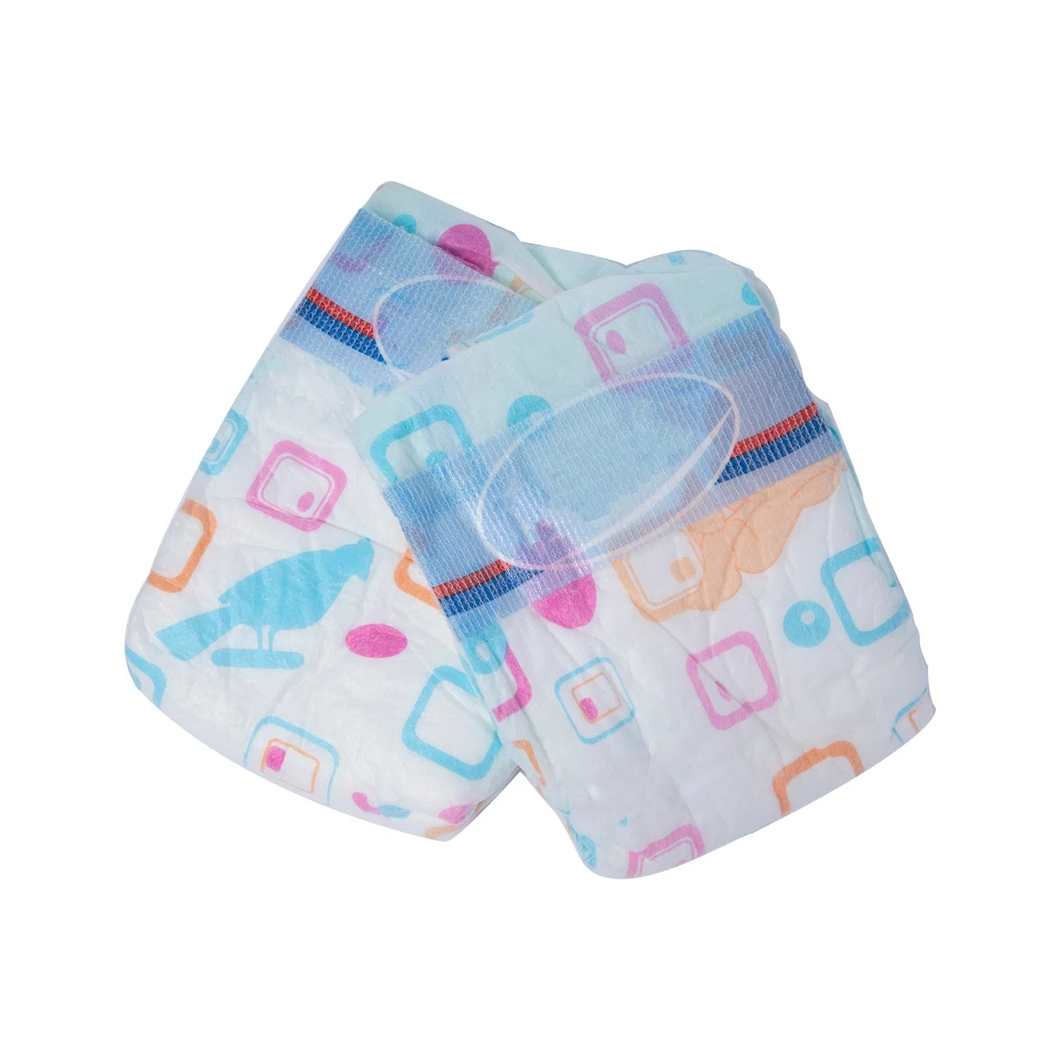 Washable Most Cheapest 100% Cotton Ecologic Baby Disposable Diaper Napkin Cloth Like Fabric for Kid 2yrs Manufacture in China