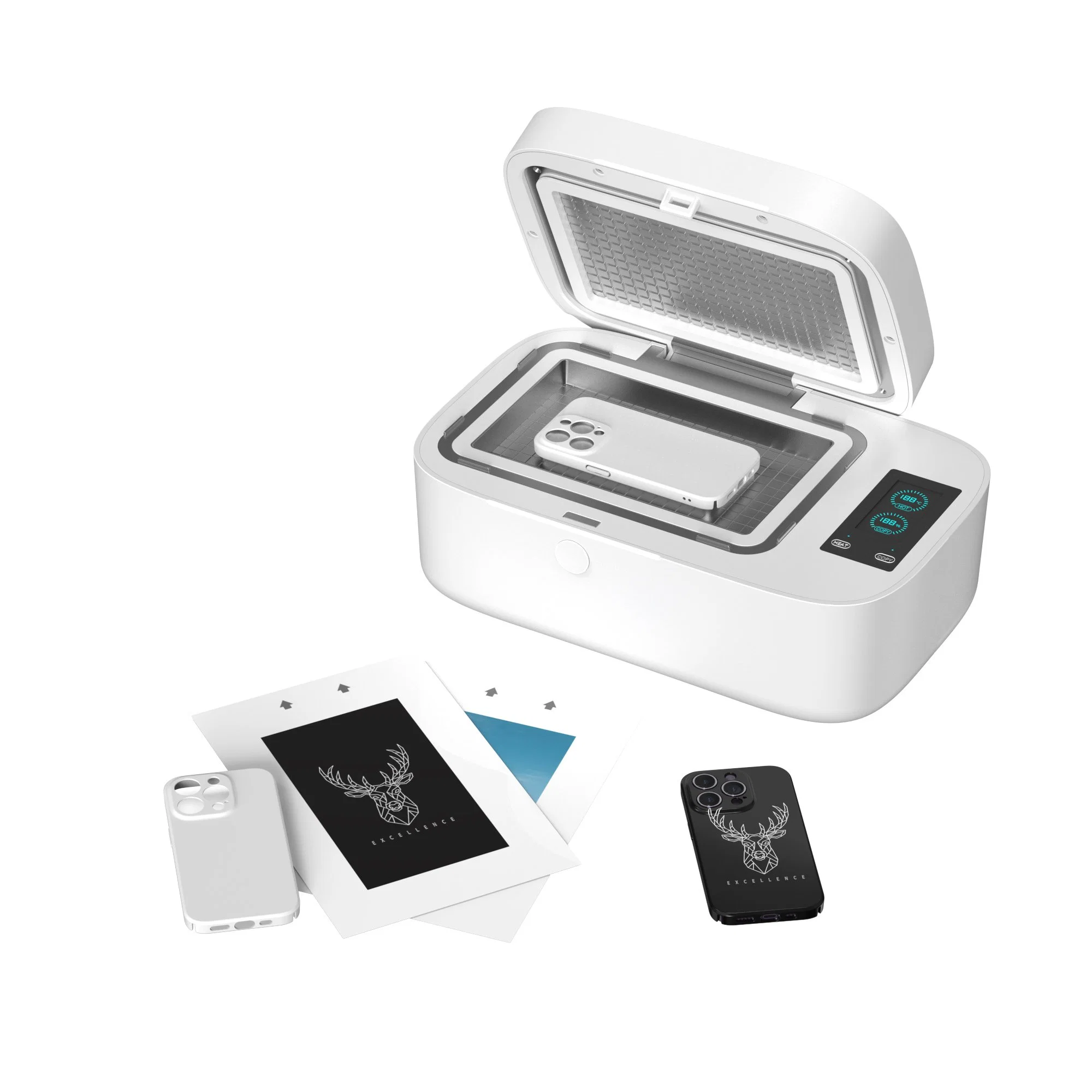 New Rockspace Automatic Phone Case Printer Thermal Printer Mobile Phone Case Printing Machine for Any of Your Own Photos