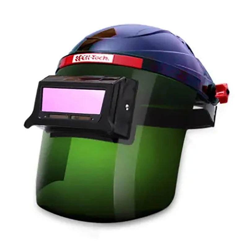 Schweißhelm Mit Hoher Qualität Solar Powered Advanced Auto Darkening Welding Gesichtsmaske Transparent Halbgeschlossener Anti-Spla