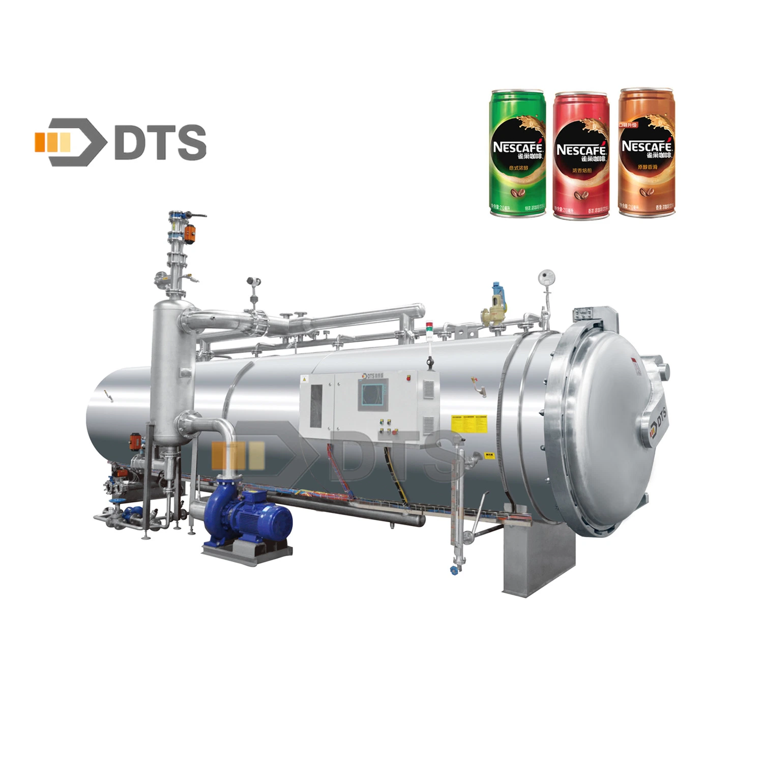 Side Water Spray Retort/Autoclave/Sterilizer/Sterilization Machine for Foods and Beverages in Pouch