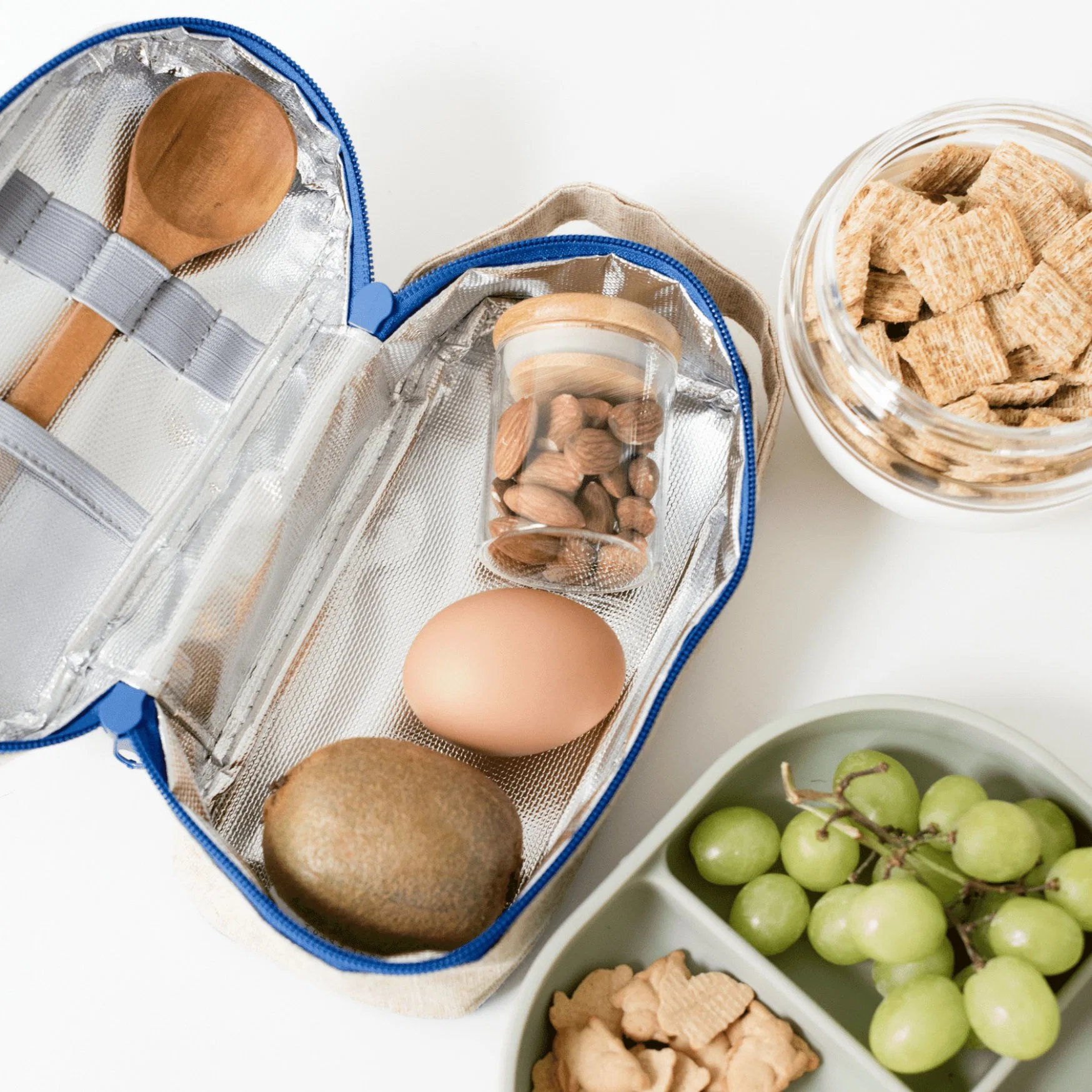 Benutzerdefinierte Kinder Schule Jute Food Mittagessen Kühltasche Boxen Bleistift Koffer für Kinder