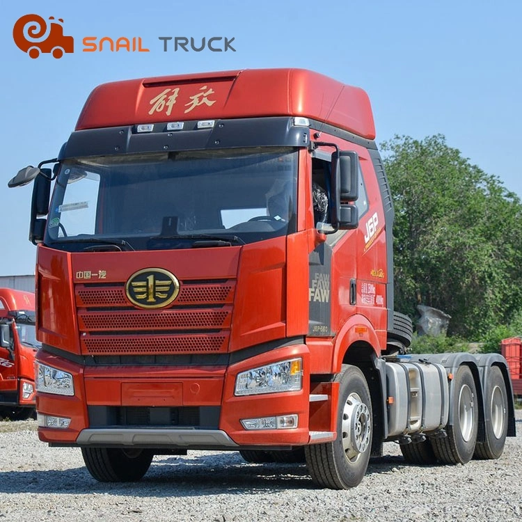 Reliable Sea Freight Delivery China Used FAW J6p 375/420HP Tractor Truck Head 6X4 for Sale