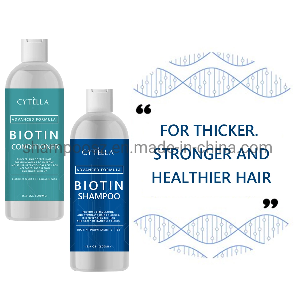 Promote Circul Ation and Stimulate Hair Follicles Advanced Formul a Biotin Shampoo and Conditioner Set