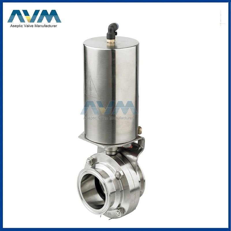 Stainless Steel SS316L Sanitary Butterfly Valves