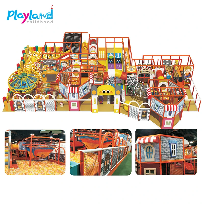 Cheap Indoor Playground for Amusement, Large-Scaled Soft Playground