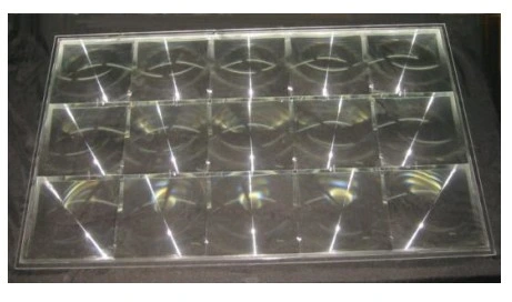 Glass Solar Fresnel Lenses for Focusing Sunlight