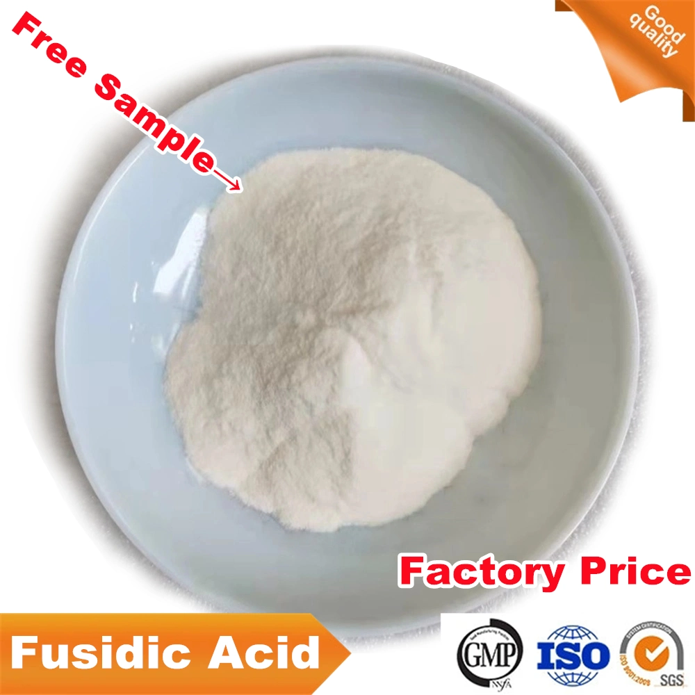 Antibiotic Fusidic Acid Row Powder with GMP CAS 6990-06-3