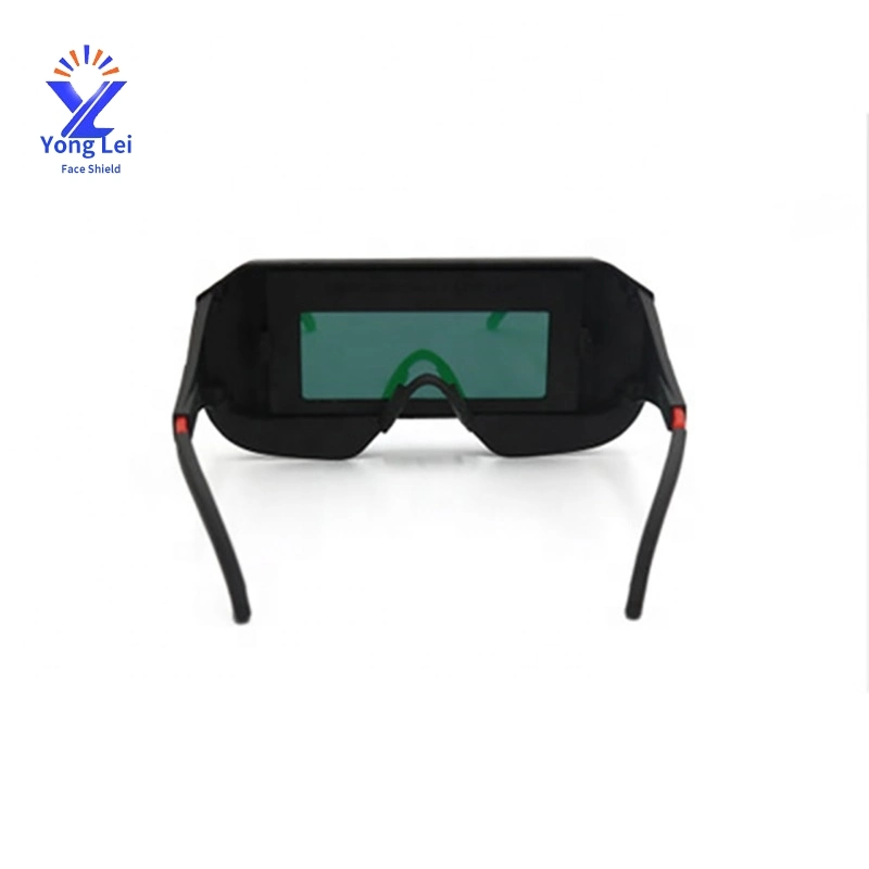 Gafas de soldadura automática de seguridad de PVC negro de la soldadura Gafas de seguridad