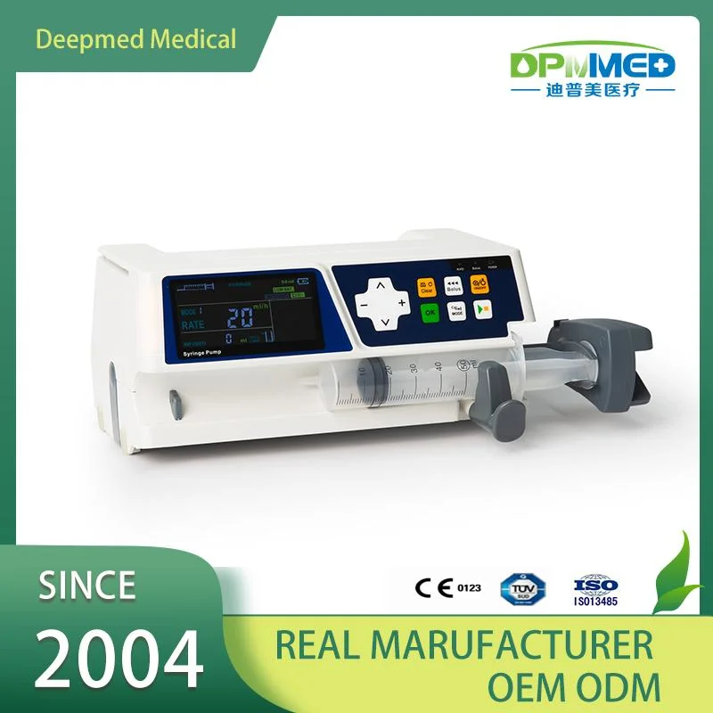 Chinese Manufacturer Medical Surgical Equipment Injection System Portable Medical Syringe Pump