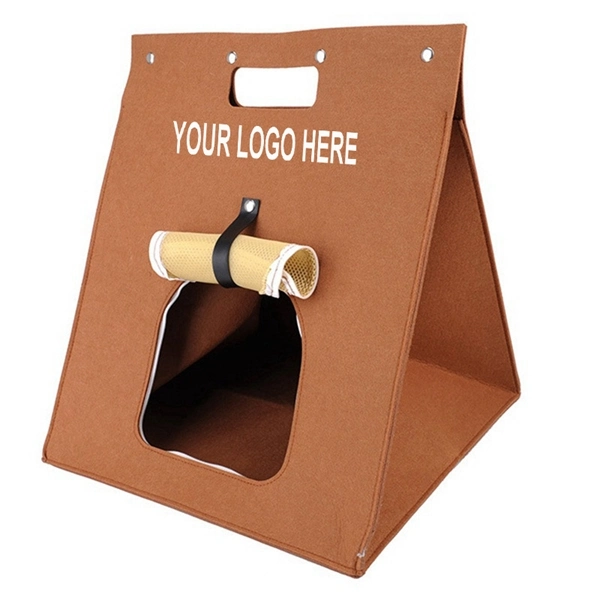 Foldable Warm Pet House with Logo