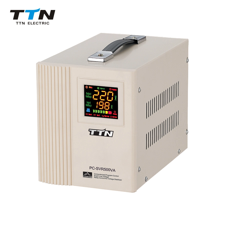 PC-SVR 500va Ttn China Supplier Single Phase AC Automatic Voltage Stabilizer