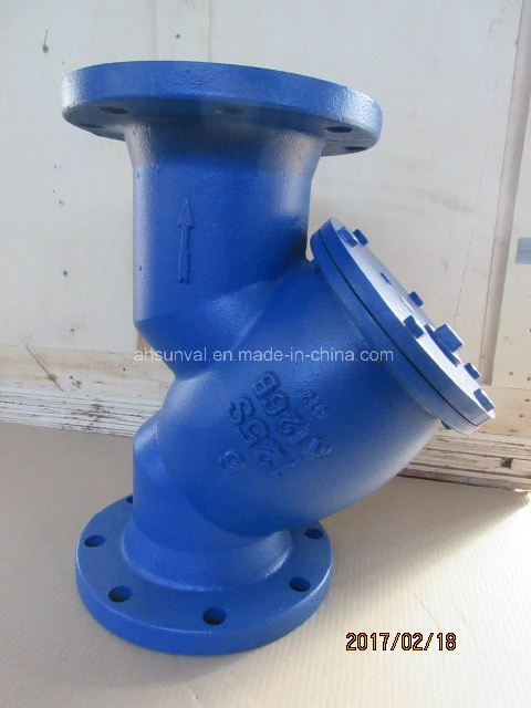 125 Class Flat Flang Y Type Strainer/ANSI Cast Iron Class 125 Flat Flange Y Type Strainer