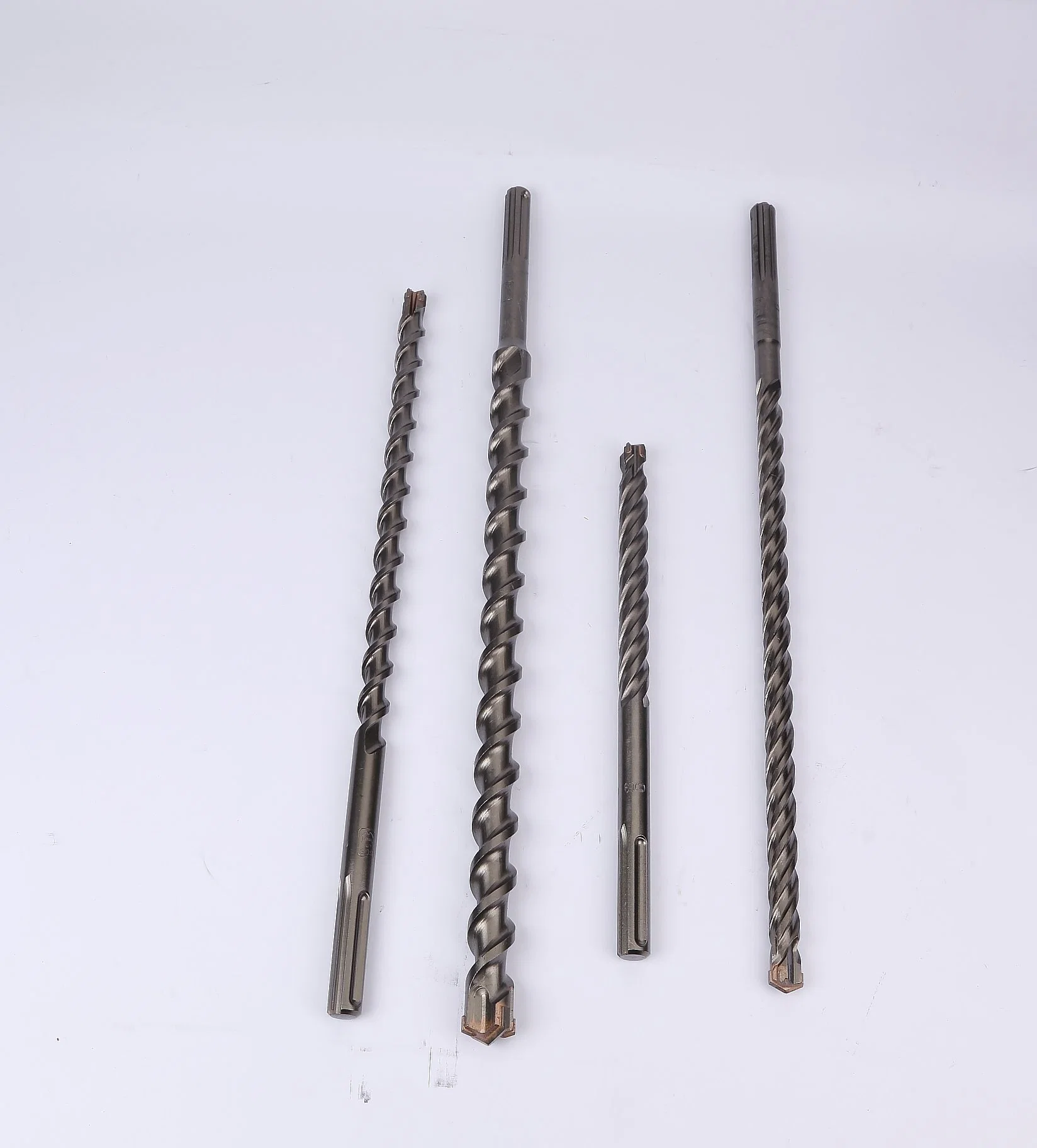 SDS-Max Rotary Hammer Drill Bit Chromuim Molybdenum Body Pgm Cross Carbide Tip Auto Weld Vacuum Brazing 4 Flute 2 Flute