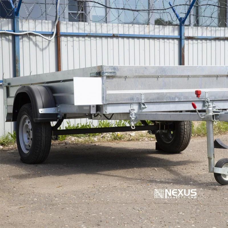 Hot DIP Galvanized Hydraulic ATV Dump Semi Trailer