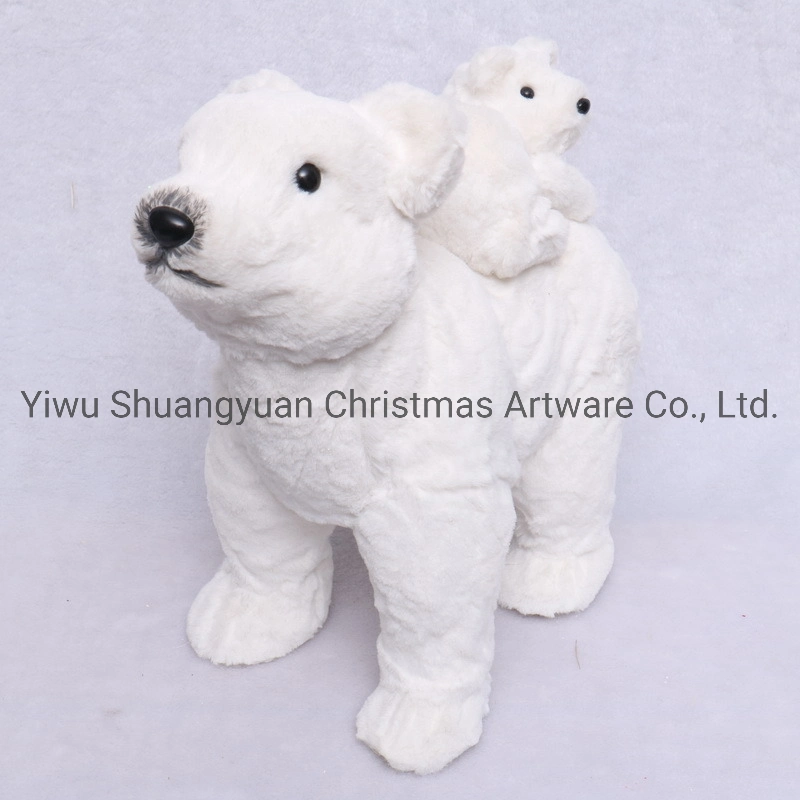 Hotsale Christmas Animals Bear Decoration Animal Christmas Ornaments Plush Christmas Stuffed Animals