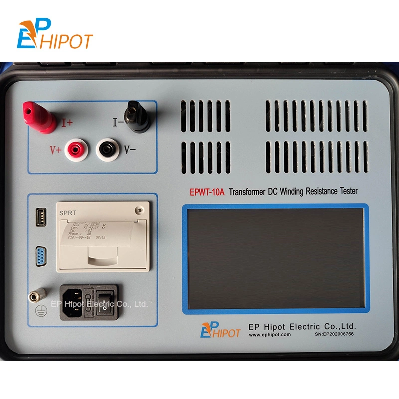 3A 5A 10un testeur de résistance DC Enroulement du transformateur Kit de test de résistance