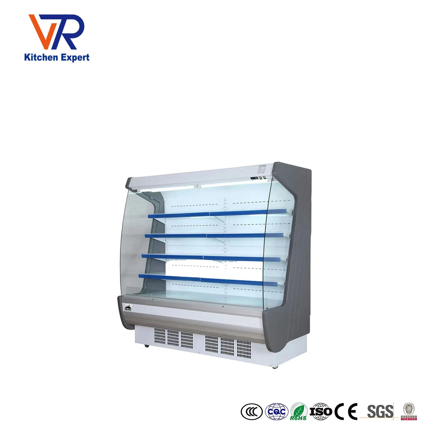 High quality/High cost performance  Fruits and Vegetables Display Refrigerato as Supermarket Refrigeration Equipment