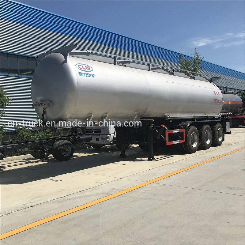 Low Price 20mt 25mt 26mt 27mt 28mt 29mt 30mt Acid Liquid Chemical Trailer Tank with Pump