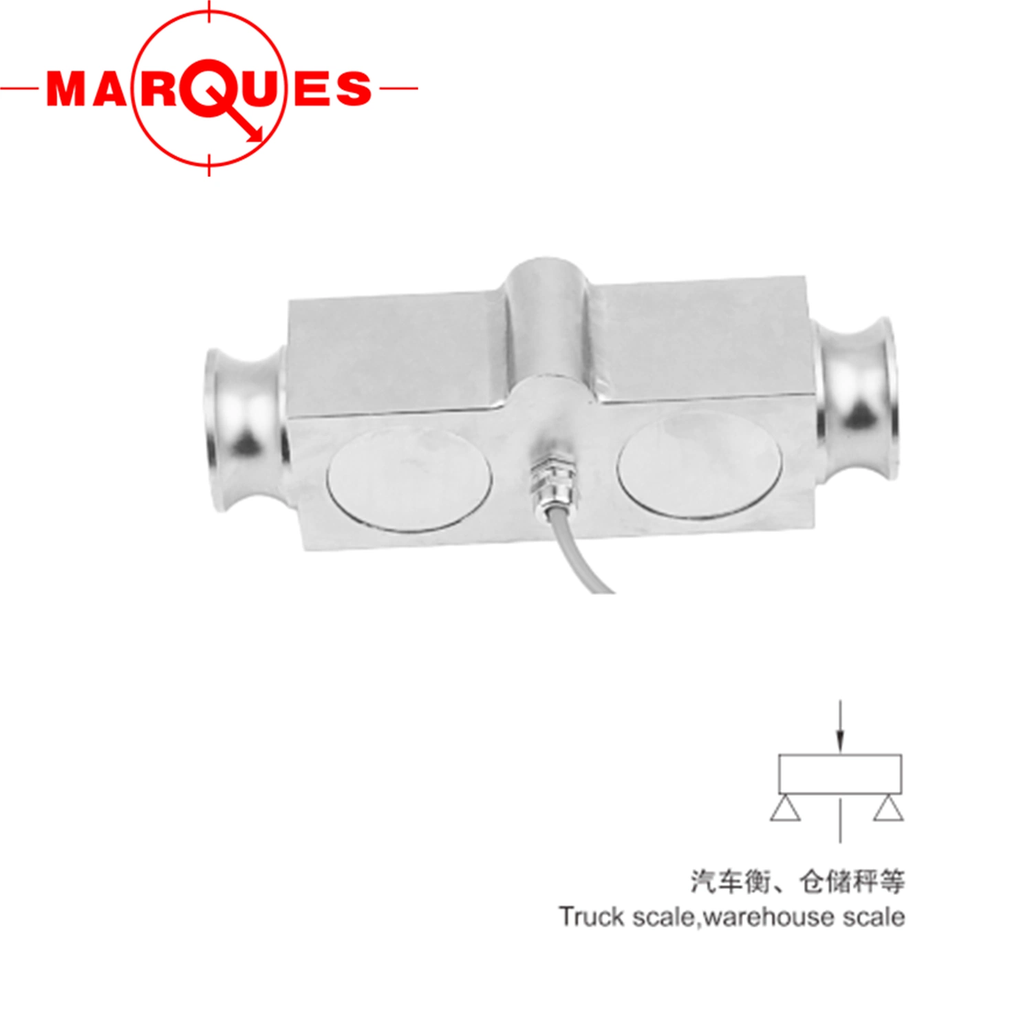 Alloy Steel Analog Type Truck Scale Used Double Ended Shear Beam Weighing Load Cell 100klb