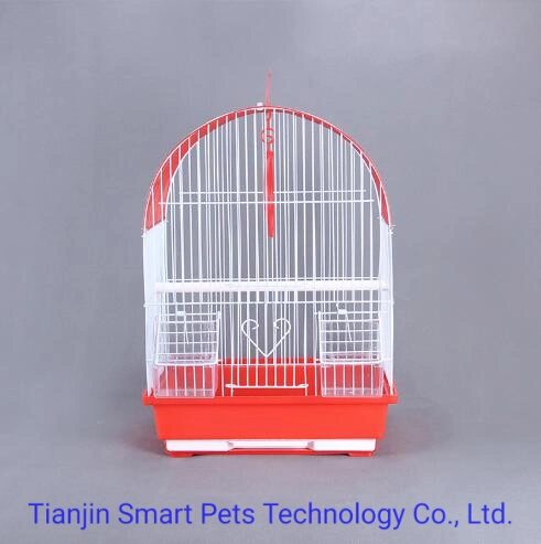 Luxery Metal Portable Small Animal Bird Carrier Cage Pet Supply