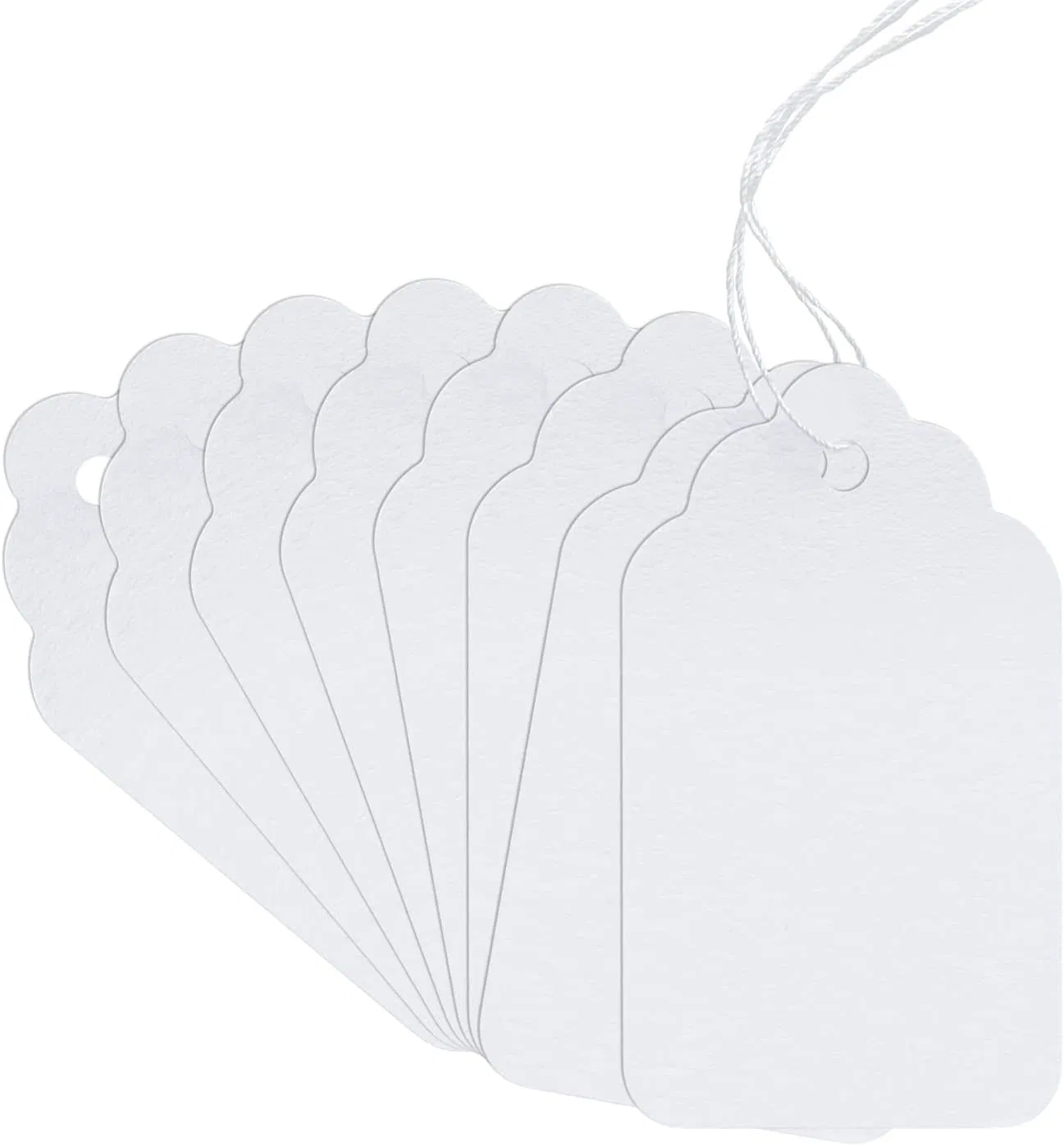 White Tags Marking Merchandise Unstrung Tags Small Hang Tags for Pricing Gift Jewelry Clothing