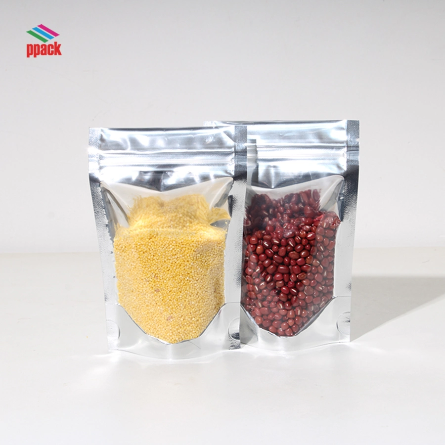 Sample Free Flexible Food Metalized Stand up Zipper Pouch for Nuts Made in China Manufacture