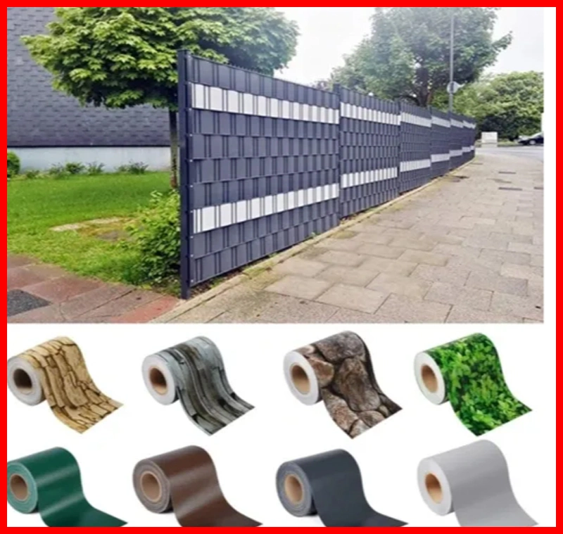 Outdoor Garden Decoration Plastic Artificial PVC Privacy Fencing Tarpaulin