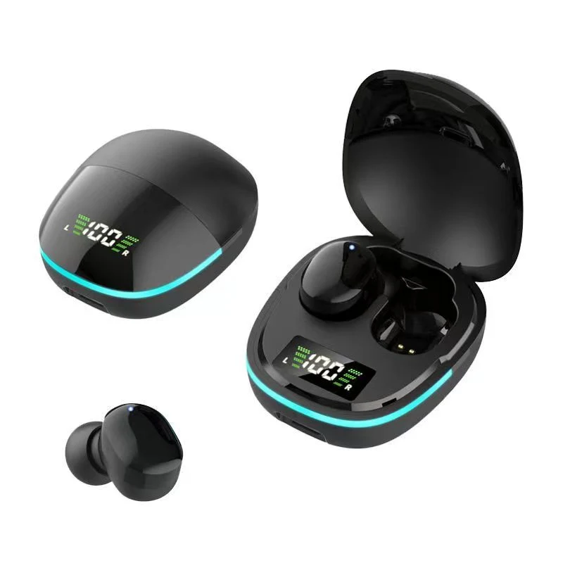 Auricular Bluetooth 5,0 estéreo inalámbrico negro para juegos