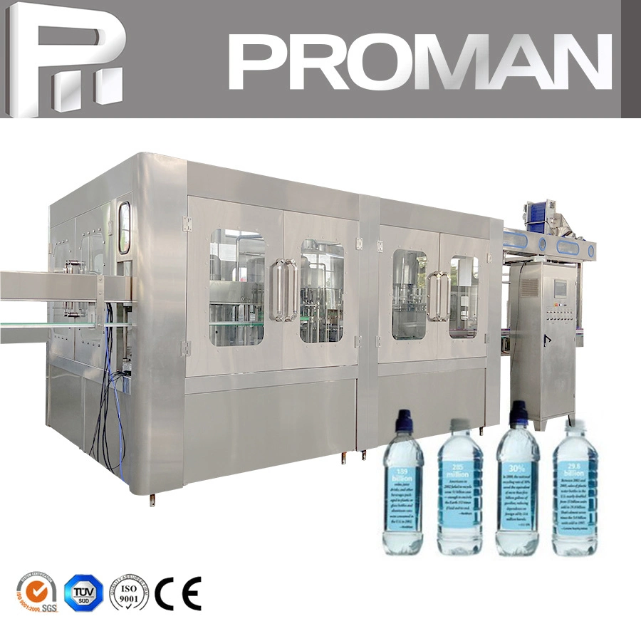 2022 New Automatic Factory Making 10000bph Pet Bottle Mineral Pure Aqua Plastic Drinking Flavor Juice Carbonated Drink Complete Water Bottling Filling Machine