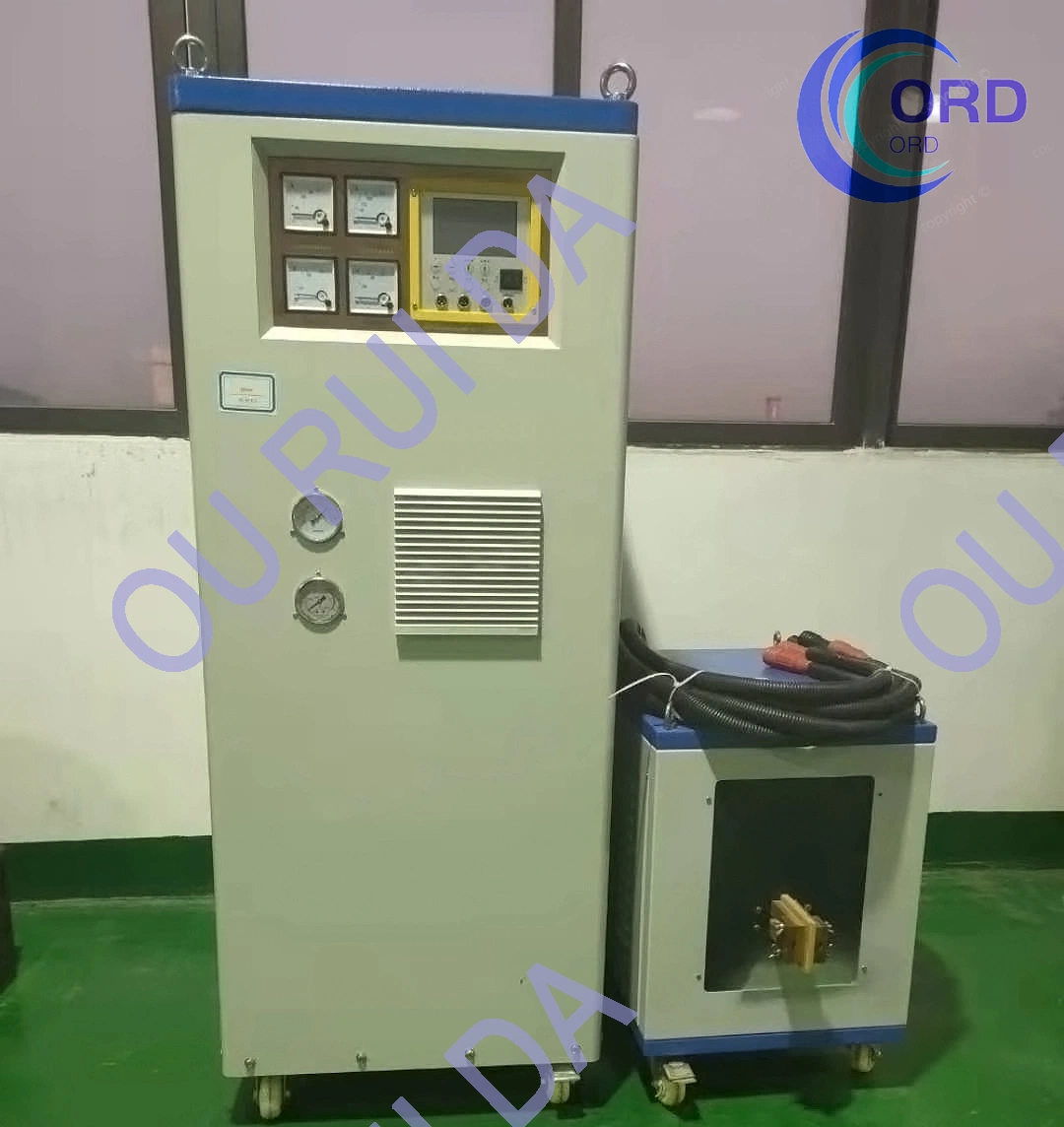 La Chine fournisseur chauffage par induction de la machine pour le forgeage à chaud/ /recuit de trempe /chauffage / avec la fusion des métaux Bar/tube / billet (DSP-160KW)