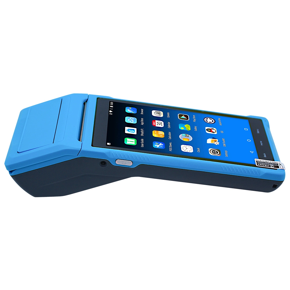 Android 8.1 Handheld PDA Intelligent POS Terminal with Built-in 58mm Receipt Printer