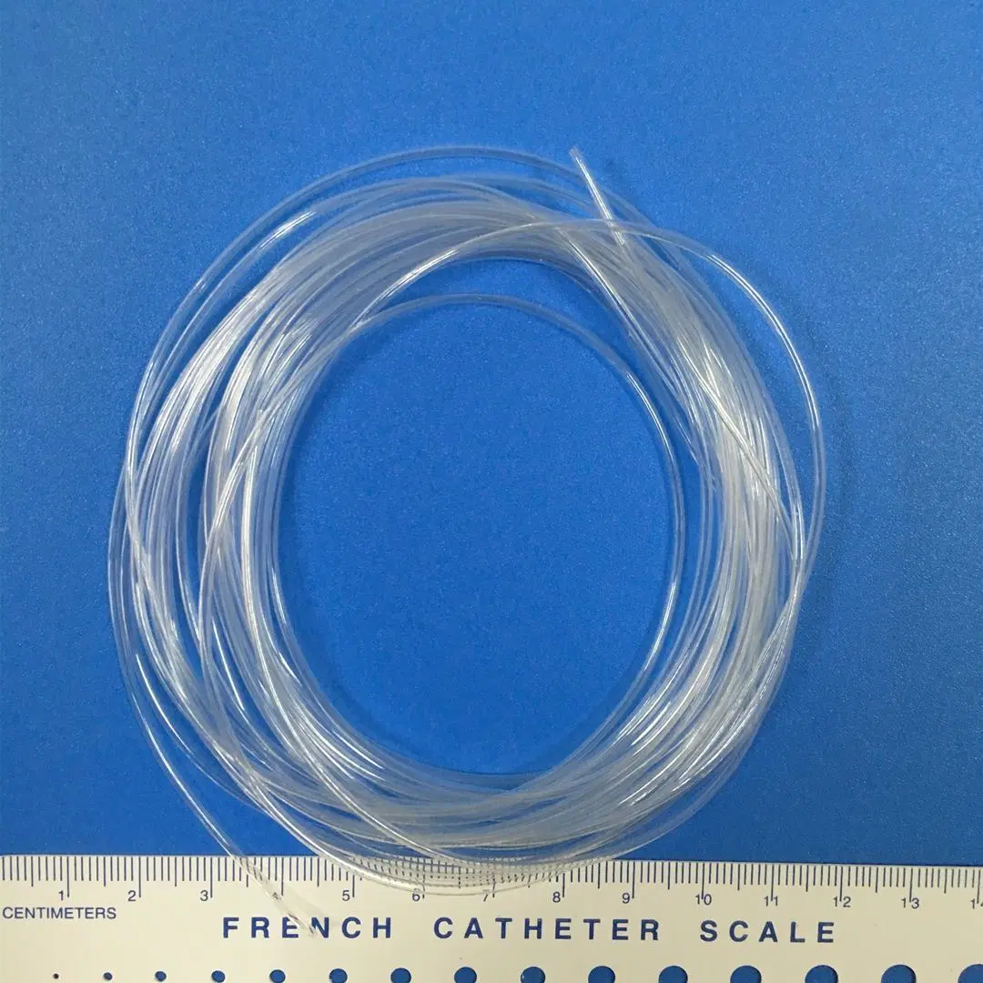 Disposable Medical Grade Transparent Catheter with Single Lumen