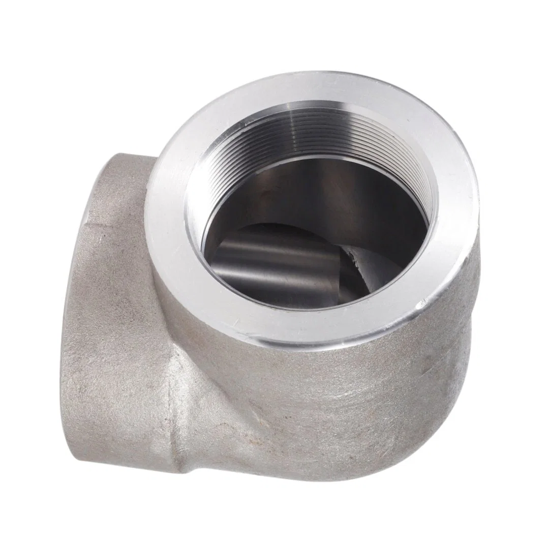 ASME B16.11 2" 90 Degree Elbow Schl -40 (NPT FEMALE) Wp 2000 Psig DN50 A105 Carbon Steel Elbow