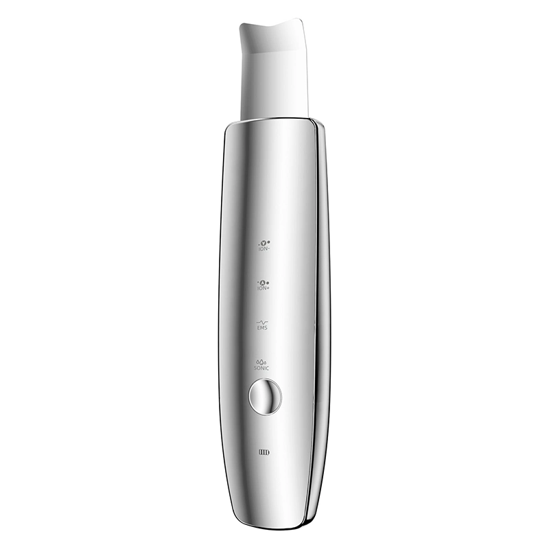 Ultrasonic Ion Therapy Face Skin Scrubber Facial Cleaner Cleansing Spatula Peeling Vibration Blackhead Removal Exfoliating Tools

Thérapie ultrasonique à ions pour le visage, nettoyeur facial, spatule de nettoyage, exfoliation par vibration, élimination des points noirs, outils exfoliants.