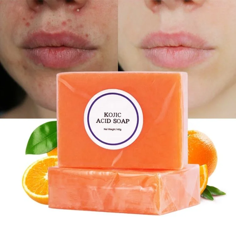 Custom Scented Organic Ingredients Kojic Acid Soap for Whitening Body and Face