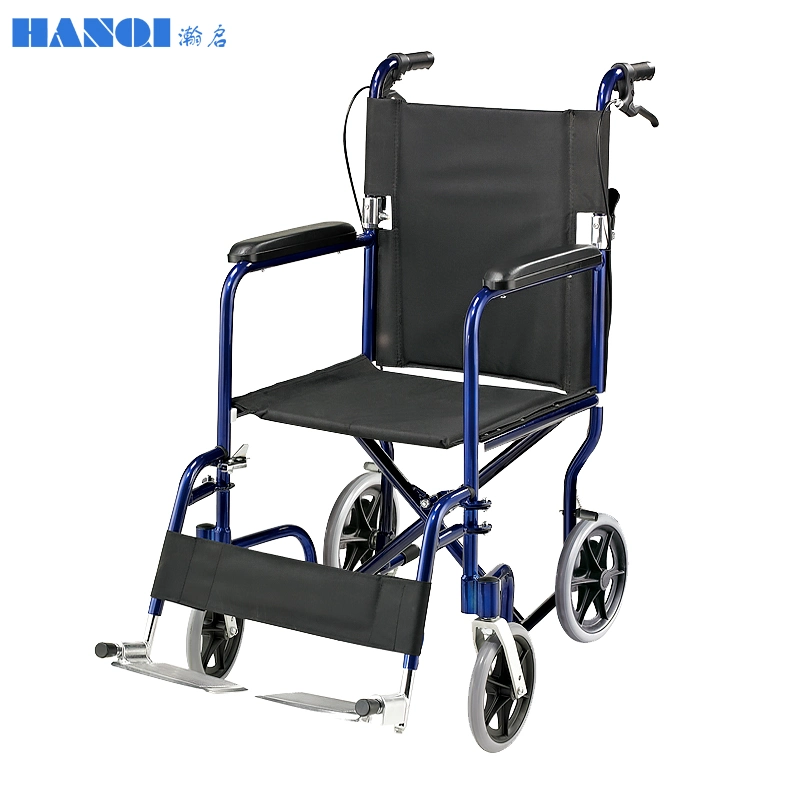 Folding Light Medical Equipment Small Multi-Functional Hospital Equipment Paralysis Wheelchiar